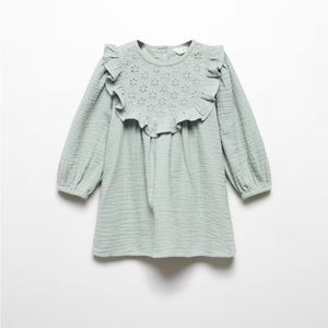 NWOT Mango Embroidered Dress 18-24 mo